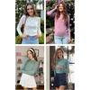 image:imageArachampCloz Womens Soft Knit Fall Winter Sweater Business Casual Basic TopsAblack