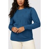 image:imageArachampCloz Womens Soft Knit Fall Winter Sweater Business Casual Basic TopsAblue