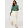image:imageArachampCloz Womens Soft Knit Fall Winter Sweater Business Casual Basic TopsAgray Green