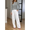 image:imageArachampCloz Womens Soft Knit Fall Winter Sweater Business Casual Basic TopsAlight Grey