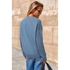 image:imageArachampCloz Womens Wool Blend Cable Knit Spring Winter Chunky Oversized Sweaters 2026Blue