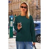 image:imageArachampCloz Womens Wool Blend Cable Knit Spring Winter Chunky Oversized Sweaters 2026Green