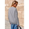 image:imageArachampCloz Womens Wool Blend Cable Knit Spring Winter Chunky Oversized Sweaters 2026Light Grey