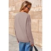 image:imageArachampCloz Womens Wool Blend Cable Knit Spring Winter Chunky Oversized Sweaters 2026Light Nutmeg
