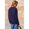 image:imageArachampCloz Womens Wool Blend Cable Knit Spring Winter Chunky Oversized Sweaters 2026Navy