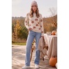 image:imageArachampCloz Womens Wool Blend Classic Crew Neck Casual Fall SweatersMaple Leaf Beige