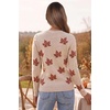 image:imageArachampCloz Womens Wool Blend Classic Crew Neck Casual Fall SweatersMaple Leaf Beige