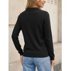 image:imageArachampCloz Womens Wool Blend Collared Neck Business Casual Cardigan 2026Black