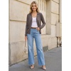 image:imageArachampCloz Womens Wool Blend Collared Neck Business Casual Cardigan 2026Coffee