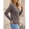 image:imageArachampCloz Womens Wool Blend Collared Neck Business Casual Cardigan 2026Coffee