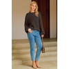 image:imageArachampCloz Womens Wool Blend Crewneck Fall Trendy Oversized Waffle Sweaters 2026Coffee
