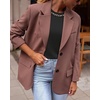 image:imageArachampCloz Womens Wool Blend Elegant Crew Neck Sweaters for Fall 2025Black