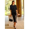 image:imageArachampCloz Womens Wool Blend Elegant Crew Neck Sweaters for Fall 2025Black