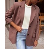 image:imageArachampCloz Womens Wool Blend Elegant Crew Neck Sweaters for Fall 2025Offwhite
