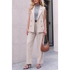 image:imageArachampCloz Womens Wool Blend Mock Neck Fall Sweater Vest Work Tops 2026Gray