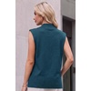 image:imageArachampCloz Womens Wool Blend Mock Neck Fall Sweater Vest Work Tops 2026Green