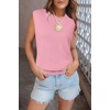 image:imageArachampCloz Womens Wool Blend Mock Neck Fall Sweater Vest Work Tops 2026Pink5046