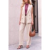 image:imageArachampCloz Womens Wool Blend Mock Neck Fall Sweater Vest Work Tops 2026Rose