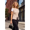 image:imageArachampCloz Womens Wool Blend Non See Through Button Down Casual Tank TopsApricot