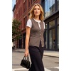 image:imageArachampCloz Womens Wool Blend Non See Through Button Down Casual Tank TopsCoffee