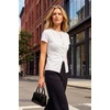 image:imageArachampCloz Womens Wool Blend Non See Through Button Down Casual Tank TopsWhite