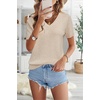 image:imageArachampCloz Womens Wool Blend Short Sleeve Summer Business Casual SweaterApricot