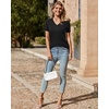 image:imageArachampCloz Womens Wool Blend Short Sleeve Summer Business Casual SweaterCableblack02