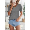 image:imageArachampCloz Womens Wool Blend Short Sleeve Summer Business Casual SweaterGrey