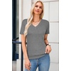 image:imageArachampCloz Womens Wool Blend Short Sleeve Summer Business Casual SweaterGrey