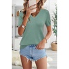 image:imageArachampCloz Womens Wool Blend Short Sleeve Summer Business Casual SweaterGrey Green
