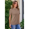 image:imageArachampCloz Womens Wool Blend Short Sleeve Sweater Business Casual TopsAcamel02