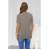 image:imageArachampCloz Womens Wool Blend Short Sleeve Sweater Business Casual TopsAgray Mocha