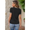 image:imageArachampCloz Womens Wool Blend Short Sleeve Sweater Business Casual TopsBlack5132