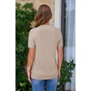 image:imageArachampCloz Womens Wool Blend Short Sleeve Sweater Business Casual TopsCamel5192