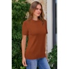 image:imageArachampCloz Womens Wool Blend Short Sleeve Sweater Business Casual TopsCaramel