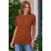 image:imageArachampCloz Womens Wool Blend Short Sleeve Sweater Business Casual TopsCaramel