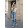 image:imageArachampCloz Womens Wool Blend Summer Short Sleeve Cropped Color Block Polo Collar Business Casual Pullover Sweater 2026White Oatmeal