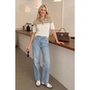 image:imageArachampCloz Womens Wool Blend Summer Short Sleeve Cropped Color Block Polo Collar Business Casual Pullover Sweater 2026White Oatmeal