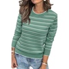 Striped Green White