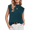 image:imageArachampCloz Womens Wool Blend Mock Neck Fall Sweater Vest Work Tops 2026Green