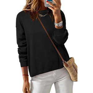 image:imageArachampCloz Womens Relaxed Fit Sweaters Spring Fall Casual Cozy Tops 2026Black