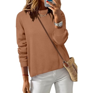 image:imageArachampCloz Womens Relaxed Fit Sweaters Spring Fall Casual Cozy Tops 2026Caramel