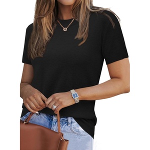 image:imageArachampCloz Womens Wool Blend Short Sleeve Sweater Business Casual TopsBlack