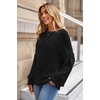 image:imageArachampCloz Women Wool Bend Soft Warm Fuzzy Loose Fit Fall Sweater 2025Balck