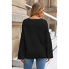 image:imageArachampCloz Women Wool Bend Soft Warm Fuzzy Loose Fit Fall Sweater 2025Balck