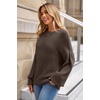 image:imageArachampCloz Women Wool Bend Soft Warm Fuzzy Loose Fit Fall Sweater 2025Coffee