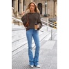 image:imageArachampCloz Women Wool Bend Soft Warm Fuzzy Loose Fit Fall Sweater 2025Coffee