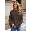 image:imageArachampCloz Women Wool Bend Soft Warm Fuzzy Loose Fit Fall Sweater 2025Coffee