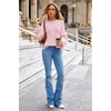 image:imageArachampCloz Women Wool Bend Soft Warm Fuzzy Loose Fit Fall Sweater 2025Pink