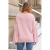 image:imageArachampCloz Women Wool Bend Soft Warm Fuzzy Loose Fit Fall Sweater 2025Pink